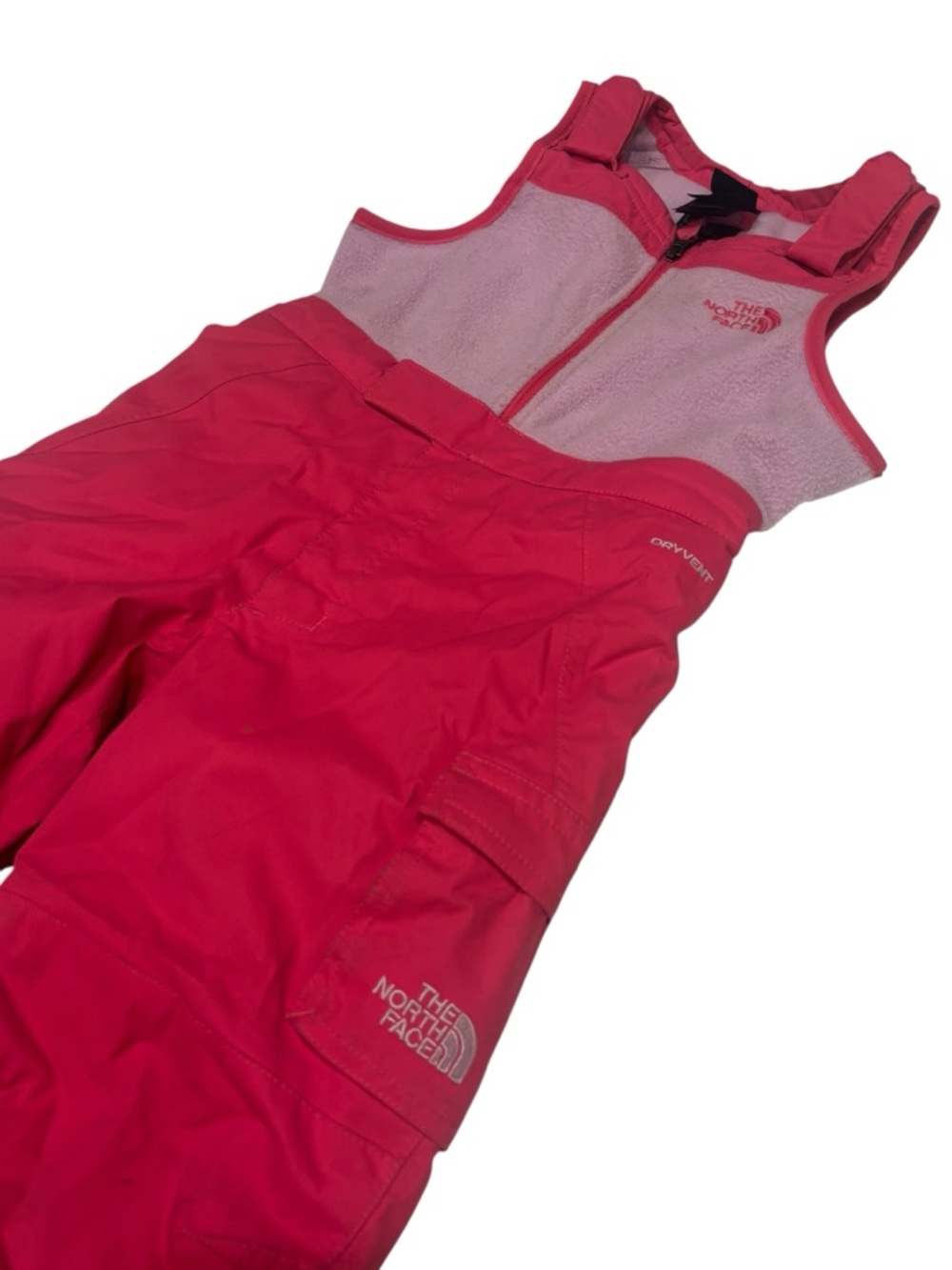 The North Face 2T Insulated Pink Snow Pants Bibs size 2 Years